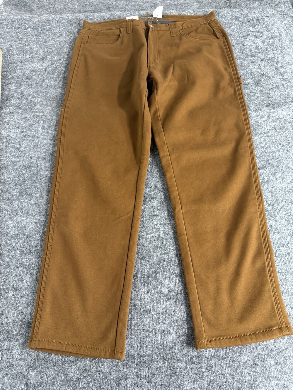 Berkley Jensen Work Pants Mens 40x32 Carpenter Cargo Pants Heavy Straight N36
